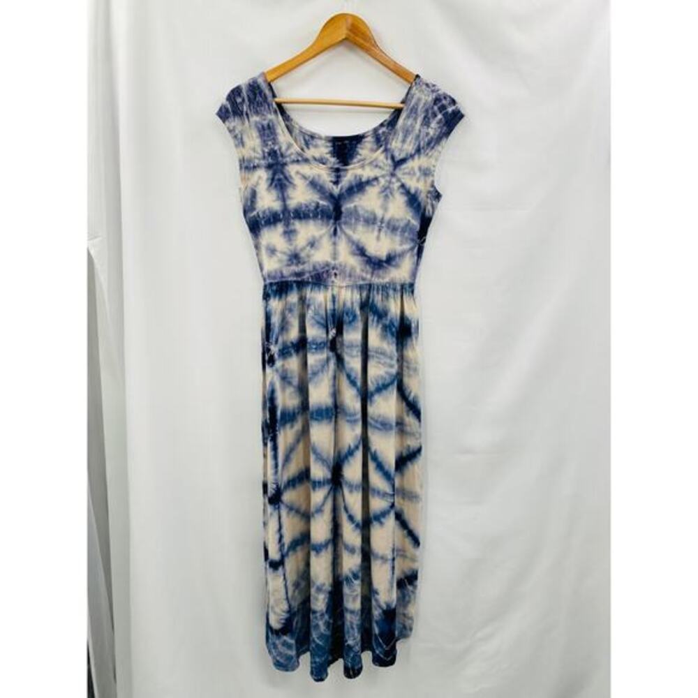 The Odell's blue tie dye midi dress‎ - Picture 3 of 5